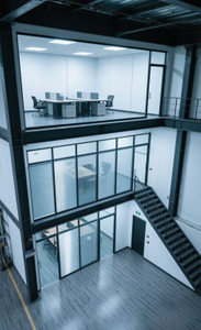 Steel Structure Mezzanine Office Building | Space-Saving Commercial Construction Solution