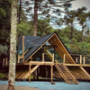 Vacation Rental Ready Forest Cabins | A-Frame & Log Modular Container Homes