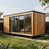 Modern Backyard Modular Studio Cabin | Prefabricated Home Office And Garden Living Space Solution