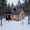 Modern Snow Mountain Modular Cabin | Prefabricated Alpine Retreat House for Cold Climate Resort Projects