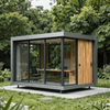 Modern Modular Office Cabin | Prefabricated Mobile Workspace for Outdoor And Remote Business Applications
