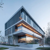 Cantilevered Steel Structure Office Building | Modern Commercial & Corporate Construction Solution