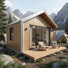Modern Camping Resort Modular House | Prefabricated Glamping Cabin with Outdoor Deck for Tourism Projects