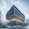 Cantilevered Steel Structure Office Building | Modern Commercial & Corporate Construction Solution