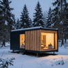 Modern Snow Mountain Modular Cabin | Prefabricated Alpine Retreat House for Cold Climate Resort Projects