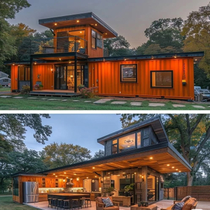 Two-Story Modular Container Homes | Prefabricated Light Steel Vacation Residences