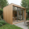 Modern Backyard Modular Studio Cabin | Prefabricated Home Office And Garden Living Space Solution