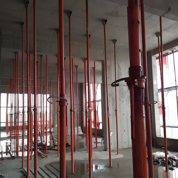 Diagonal Steel Prop for Precast Concrete Wall Components