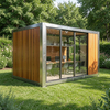 Modern Modular Office Cabin | Prefabricated Mobile Workspace for Outdoor And Remote Business Applications