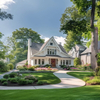 Cottage Style Light Steel Prefabricated Villa, Customizable Tudor-Inspired Modular Home