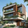 Eco-Friendly Biophilic Design Light Steel Prefabricated Villa, Customizable Green Modular Home