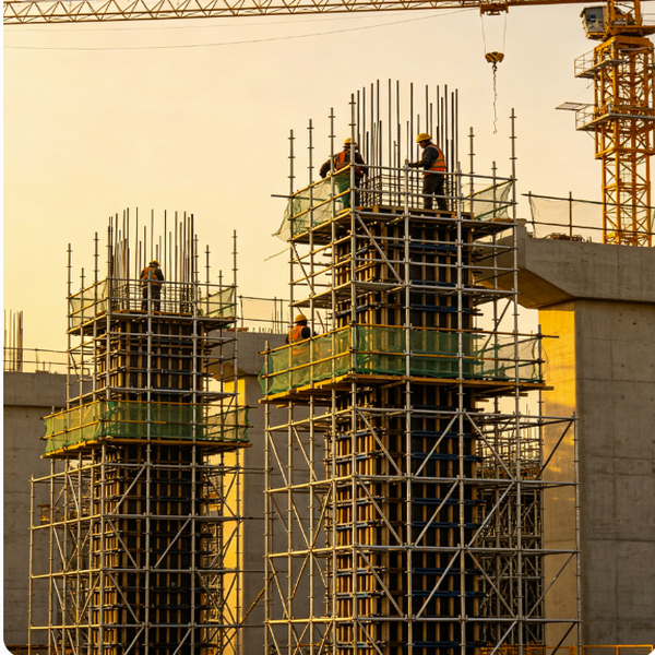 Ringlock Scaffolding Working Platform for Bridge Pier Construction