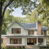 Modern Farmhouse Style Light Steel Prefabricated Villa Customizable Modular Home