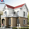 Multi-Design Light Steel Prefabricated Villa, Customizable Mediterranean & European Modular Home