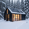 Modern Snow Mountain Modular Cabin | Prefabricated Alpine Retreat House for Cold Climate Resort Projects