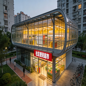 Steel Commercial Building Supplier for Supermarkets & Retail Centers