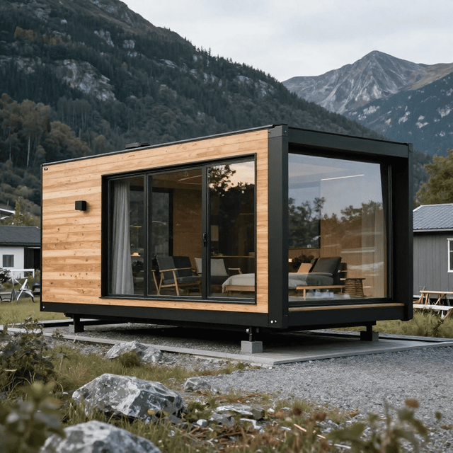 Luxury Modern Tiny Home | Nordic Style Prefabricated Modular House for Premium Residential And Resort Use