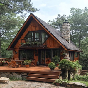 Vacation Rental Ready Forest Cabins | A-Frame & Log Modular Container Homes