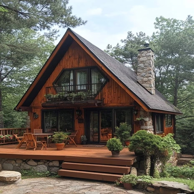 Vacation Rental Ready Forest Cabins | A-Frame & Log Modular Container Homes