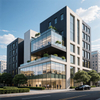 Modern Multi-Story Steel Structure Office Building | Premium Commercial Construction Solution