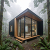 Forest Retreat Modular Cabin | Prefabricated Nature Escape House for Luxury Forest Resort Development