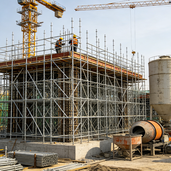 Ringlock Scaffolding Full Support System for Concrete Pouring (1)
