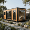 Modern Modular Office Cabin | Prefabricated Mobile Workspace for Outdoor And Remote Business Applications