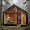 Forest Retreat Modular Cabin | Prefabricated Nature Escape House for Luxury Forest Resort Development