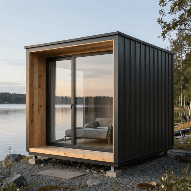 Luxury Glamping Modular Cabin | High-End Prefab Tiny House for Luxury Camping And Eco Resort Projects