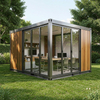 Modern Modular Office Cabin | Prefabricated Mobile Workspace for Outdoor And Remote Business Applications