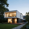 Modern Minimalist Light Steel Prefabricated Villa, Customizable Multi-Design Modular Home