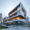 Cantilevered Steel Structure Office Building | Modern Commercial & Corporate Construction Solution